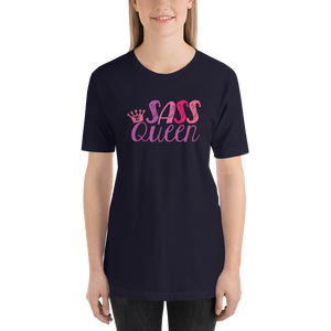 Shirt Sass Queen Fan Sammi Haney Esperanza Netflix Raising Dion sassy wheelchair pink glasses disability osteogenesis imperfecta