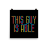 This Guy is Able (Men's Poster)