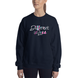 Different Does Not Equal Less (As Seen on Netflix's Raising Dion) Sweatshirt Dark Colors