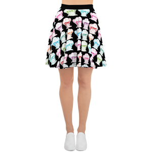 skater skirt 9 Different Colored Faces of Sammi Haney Esperanza Netflix Raising Dion fan sassy wheelchair pink glasses disability osteogenesis imperfecta OI 