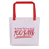 My Genetic Tests Came Back 100 SASS (Pink Tote Bag)