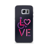 LOVE (for the Special Needs Community) Samsung Case Stacked Design 2 of 3