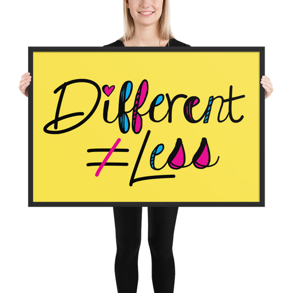 poster Netflix's Raising Dion Esperanza Sammi Haney Different Does Not Equal Less T-Shirt