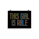 This Girl is Able (Poster)