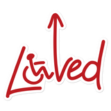 Loved Arrow (I am Loved) Disability Sticker