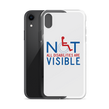 Not All Disabilities are Visible (iPhone Case)