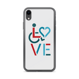 LOVE (for the Special Needs Community) iPhone Case Stacked Design 3 of 3
