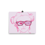 poster I love Pink pink glasses love luv heart Raising Dion Esperanza fan Netflix Sammi Haney