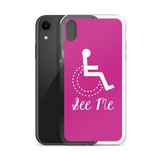 See Me (Not My Disability) Pink iPhone Case