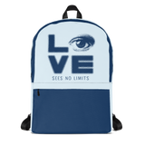 backpack school love sees no limits halftone eye luv heart disability special needs expectations future