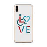 LOVE (for the Special Needs Community) iPhone Case Stacked Design 3 of 3