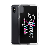 Different Does Not Equal Less (As Seen On Netflix’s Raising Dion) Black iPhone Case