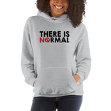 There is No Normal (Text Only Design) Grey/White Hoodie
