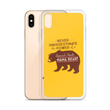 Never Underestimate the power of a Special Needs Mama Bear! iPhone Case