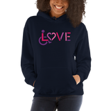 hoodie showing love for the special needs community heart disability wheelchair diversity awareness acceptance disabilities inclusivity inclusion