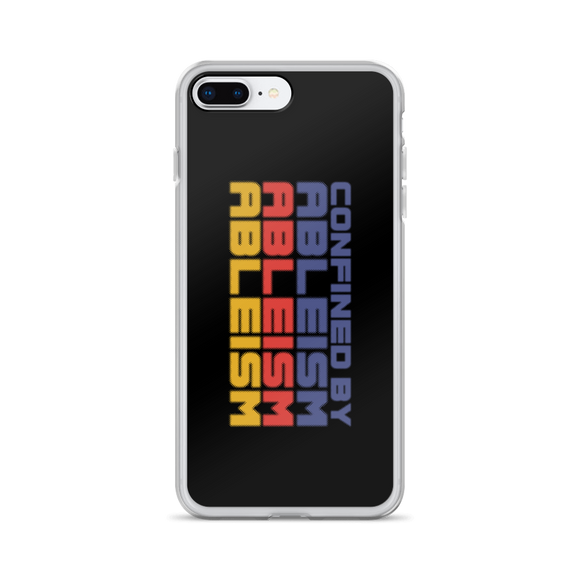 Confined by Ableism (Halftone) iPhone Case