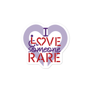sticker I Love Someone with a Rare Condition medical disability disabilities awareness inclusion inclusivity diversity genetic disorder