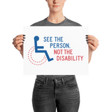 See the Person, Not the Disability (Poster)