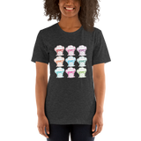 Sammi Haney (Esperanza - Raising Dion) 9 Faces with Outline, Unisex T-Shirt