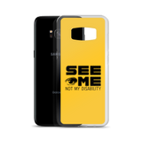 See Me Not My Disability (Halftone) Samsung Case