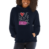 hoodie Love Hates Labels disability special needs awareness diversity wheelchair inclusion inclusivity acceptance