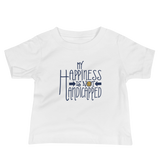 baby shirt my happiness is not handicapped happy handicap quality of life disability disabled disabilities wheelchair fun pity limit restrict