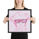 I Love Pink (Esperanza - Raising Dion) Framed Poster Various Sizes
