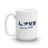 Love Sees No Limits (Halftone Design, Mug)