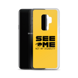 See Me Not My Disability (Halftone) Samsung Case