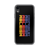 Confined by Ableism (Halftone) iPhone Case