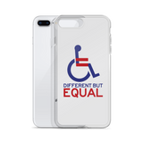 Different but Equal (Disability Equality Logo) iPhone Case