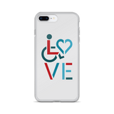 LOVE (for the Special Needs Community) iPhone Case Stacked Design 3 of 3