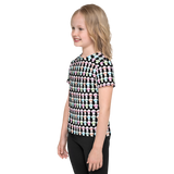 Sammi Haney (Esperanza - Raising Dion) Faces All-Over Unisex Kids Crew Neck T-Shirt