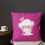 Sass Queen Glasses (Esperanza - Raising Dion) Pillow