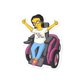 Esperanza From Raising Dion (Yellow Cartoon) Not All Actors Use Stairs Sticker