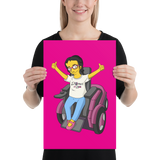 Esperanza From Raising Dion (Yellow Cartoon) D.D.N.E.L. Poster