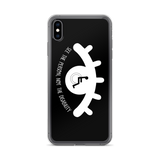 See the Person, Not the Disability (Eyelash Design) Black iPhone Case