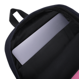 I Love Pink (Esperanza - Raising Dion) Pink on Navy Backpack
