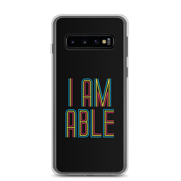 Samsung case I am Able abled ability abilities differently abled differently-abled able-bodied disabilities people disability disabled wheelchair