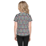 Sammi Haney (Esperanza - Raising Dion) Faces All-Over Unisex Kids Crew Neck T-Shirt