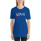 LOVE (for the Special Needs Community) Unisex Shirt Dark Colors