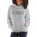 hoodie see possibilities not disabilities future worry parent parenting disability special needs parent positive encouraging hope