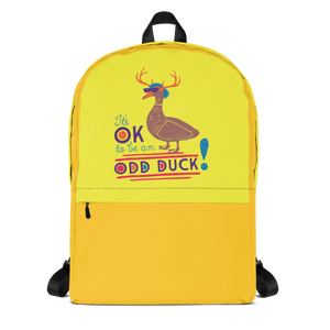 school backpack It’s OK to be an odd duck Raising Dion Esperanza fan Netflix Sammi Haney different bird
