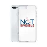 Not Invisible (White iPhone Case)