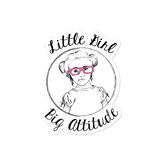 Little Girl Big Attitude (Esperanza - Raising Dion) Circle Design Sticker