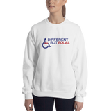 Different but Equal (Disability Equality Logo) Design 2 Sweatshirt