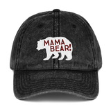 Mama Bear! Vintage Cotton Twill Cap