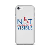 Not All Disabilities are Visible (iPhone Case)