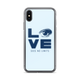 Love Sees No Limits (Halftone Stacked Design, iPhone Case)