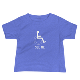 See Me (Not My Disability) Baby Black/Blue Shirts